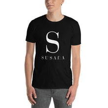 Load image into Gallery viewer, Unisex Short-Sleeve 'Susana' T-Shirt (Black, Navy, Dark Heather)