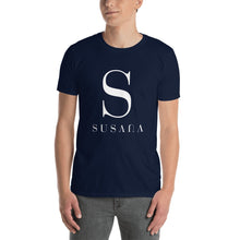 Load image into Gallery viewer, Unisex Short-Sleeve 'Susana' T-Shirt (Black, Navy, Dark Heather)