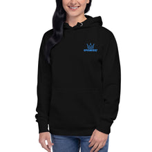 Load image into Gallery viewer, Embroidered Unisex Hoodie "Epicness!" (Aqua)
